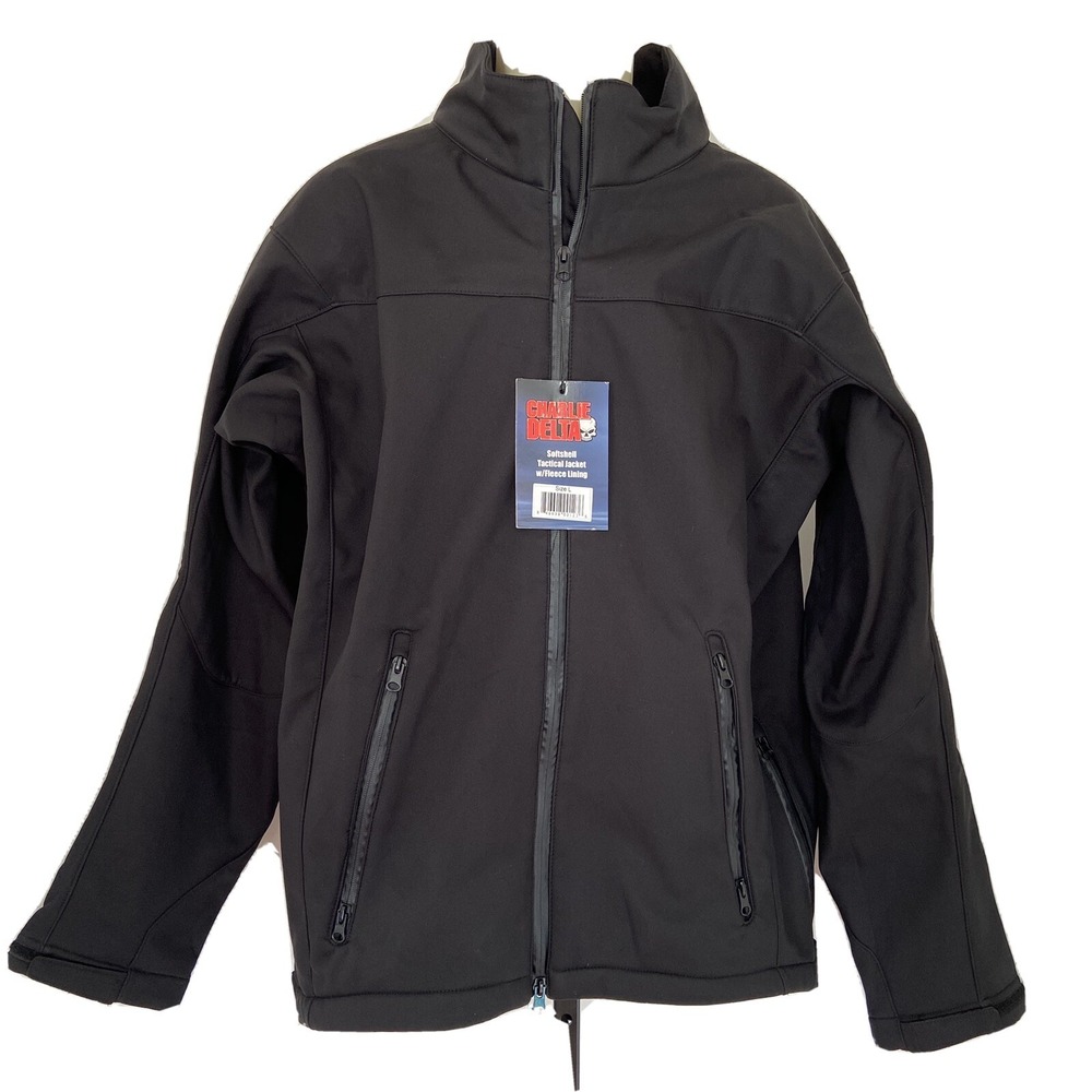Charlie Delta Tactical Soft Shell Mens Jacket Coat Army Windbreaker Outdoor L